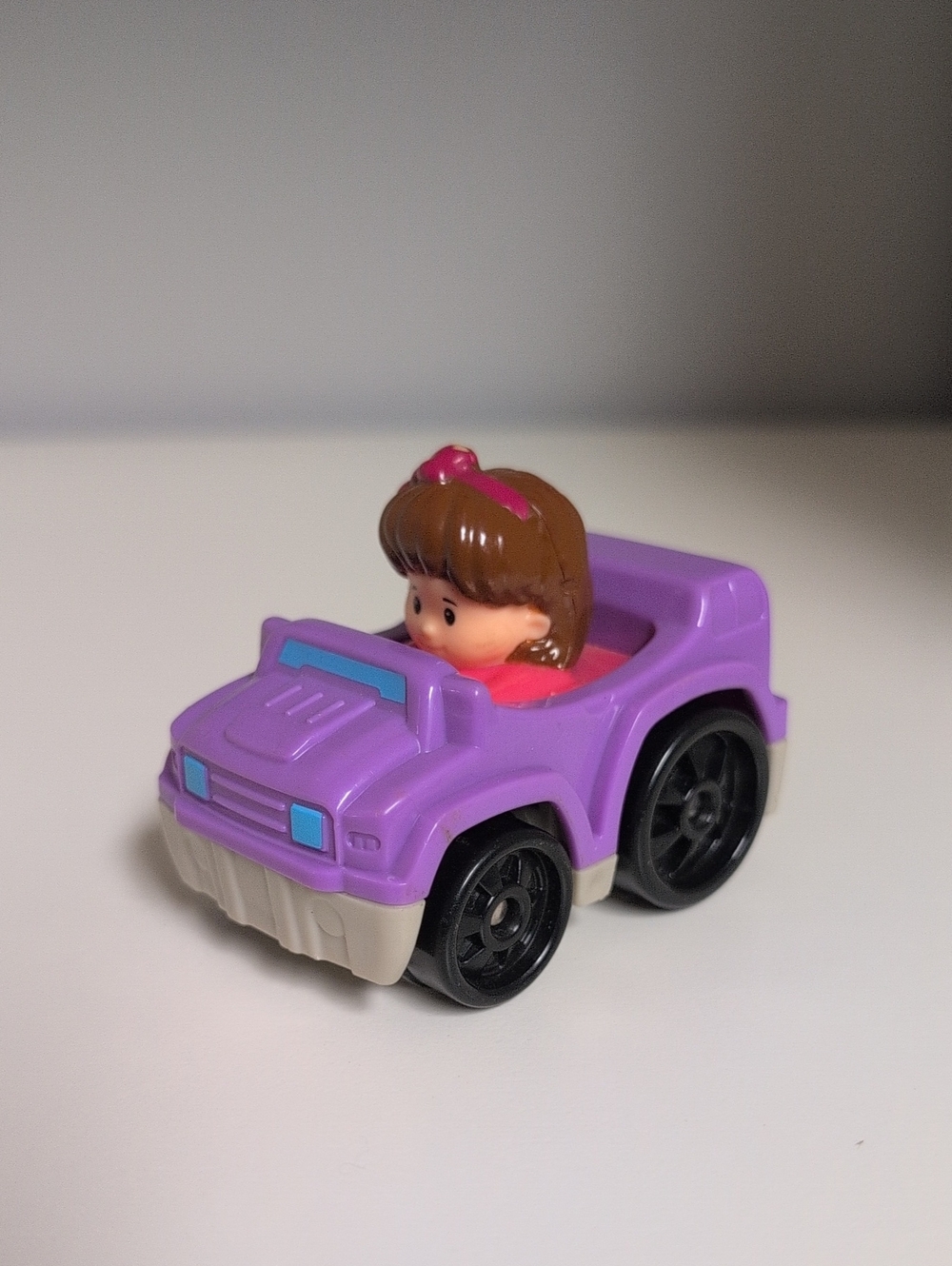 🩵3/$20🩵 Little People Wheelies Mia Purple Car  Vehicle Pink Bow Girl Jeep